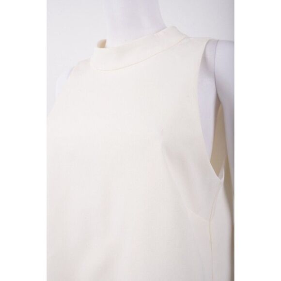 Milly Womans Daphne Cady Blouse Shirt Top Size L Off White Ecru Tie Back Bow nwt - Picture 5 of 7